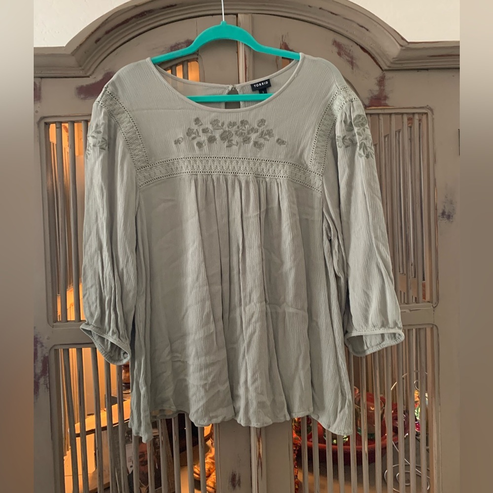 TORRID gauze shirt
